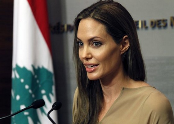 Angelina Jolie in Lebanon